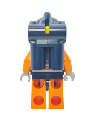 Deep Sea Diver - Dark Blue Helmet and Lopsided Grin, cty1164 Minifigure LEGO®   