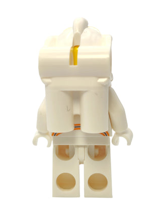 Astronaut - White Spacesuit with Orange Lines and Closed Mouth Smile, cty1064 Minifigure LEGO®   