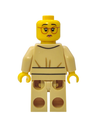 Tourist - Bright Light-Yellow Hair over Shoulder and Glasses, cty1654 Minifigure LEGO®   