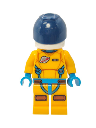 Lunar Research Astronaut - Bright Light Orange and Dark Azure Suit with Smile, cty1430 Minifigure LEGO®   