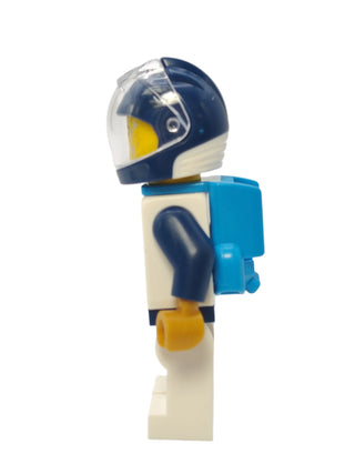 Astronaut - White Spacesuit with Dark Blue Arms and Dark Azure Jet Pack, cty1692 Minifigure LEGO®   