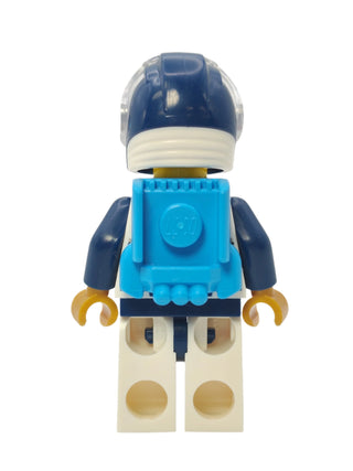 Astronaut - White Spacesuit with Dark Blue Arms and Dark Azure Jet Pack, cty1692 Minifigure LEGO®   