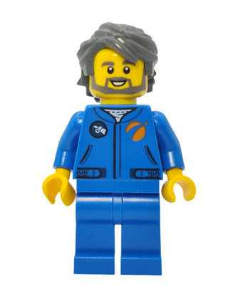 Astronaut - Blue Jumpsuit and Full Angular Beard, cty1068 Minifigure LEGO®   