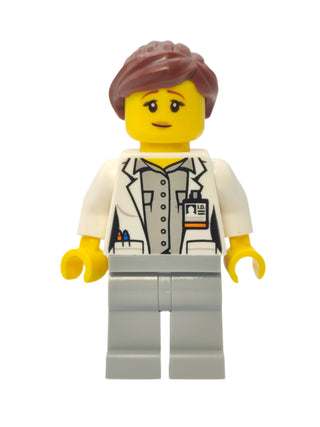 Fire - Female with White Open Jacket over Shirt, cty1252 Minifigure LEGO®   