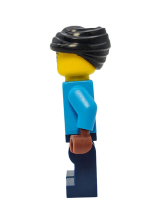 Woman - Dark Azure Jacket and Dark Blue Legs, hol270 Minifigure LEGO®   