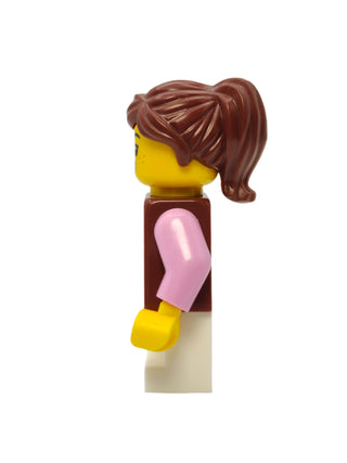 Girl Child - Reddish Brown Jacket, hol320 Minifigure LEGO®   