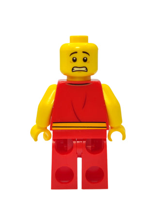 Lion Dance Man - Red Shirt and Red Legs with Gold Fringe, hol178 Minifigure LEGO®   