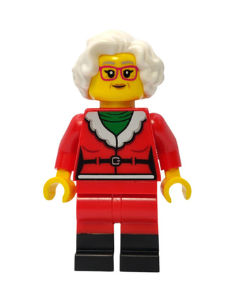 Mrs. Claus - Red Jacket and Black Boots, hol325 Minifigure LEGO®   