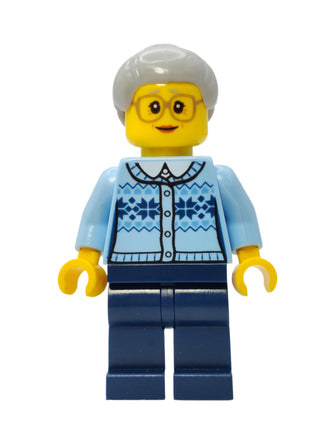 Grandmother - Fair Isle Sweater, hol106 Minifigure LEGO®   