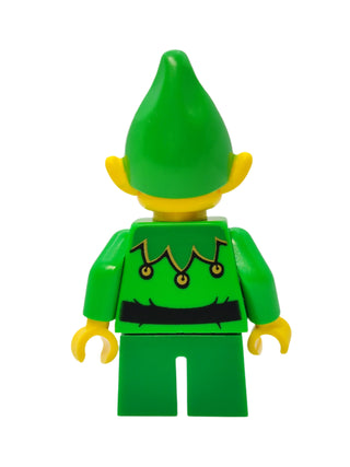 Elf - Green Scalloped Collar with Bells and Glasses, hol205 Minifigure LEGO®   