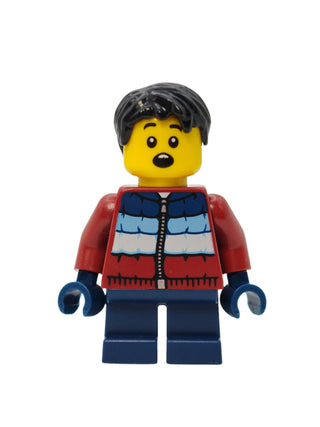 Boy Child - Dark Red Puffy Coat, hol278 Minifigure LEGO®   