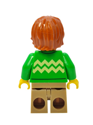 Cozy House Resident - Bright Green Sweater with Zigzag Lines, cty1582 Minifigure LEGO®   