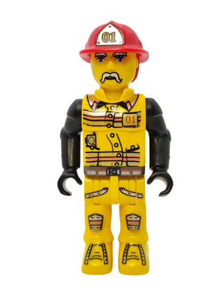 Fireman in Hat #1, js001 Minifigure LEGO®   