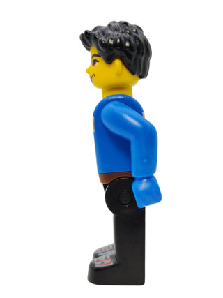 Max - Blue Torso and Black Legs, cre003 Minifigure LEGO®   