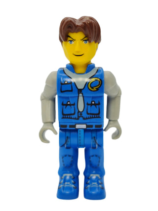 Jack Stone - Blue Jacket with Gray Shirt, js002 Minifigure LEGO®   