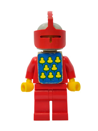 Classic - Yellow Castle Knight Red Cavalry - with Vest Stickers, cas087s Minifigure LEGO®