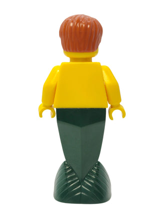 Merman - Dark Orange Hair and Reddish Brown Eyebrows, pi140b Minifigure LEGO®