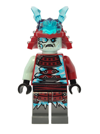 Blizzard Samurai - Ninja Helmet with Trans-Light Blue Horns, njo549 Minifigure LEGO®