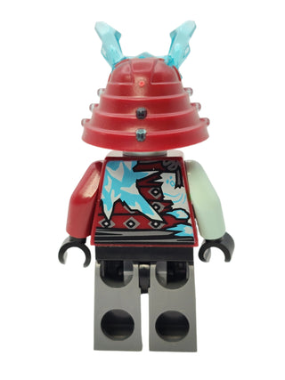 Blizzard Samurai - Ninja Helmet with Trans-Light Blue Horns, njo549 Minifigure LEGO®