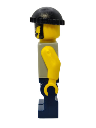 Basketball Street Player - Light Gray Torso and Dark Blue Legs, nba032 Minifigure LEGO®