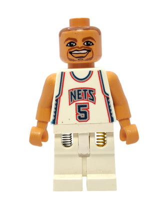 NBA Jason Kidd - New Jersey Nets #5 (White Uniform), nba047 Minifigure LEGO®