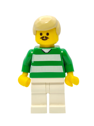 Soccer Player - Green and White Team with Number 9, soc028 Minifigure LEGO®