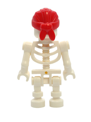 Skeleton - Vertical Grip and Red Bandana with Double Tail, pi195 Minifigure LEGO®