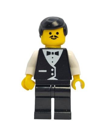 Town Vest Formal - Waiter with Moustache, wtr001 Minifigure LEGO®