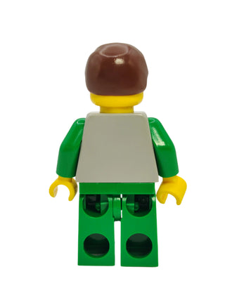 Bank - Green Legs with Brown Male Hair, bnk001 Minifigure LEGO®