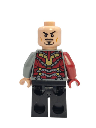 Tony Stark - Dark Bluish Gray Iron Man Suit with Dark Red Right Arm, sh0850 Minifigure LEGO®