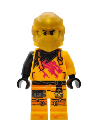 Arin - Shirt with Magenta Dragon and Head Wrap, njo921 Minifigure LEGO®