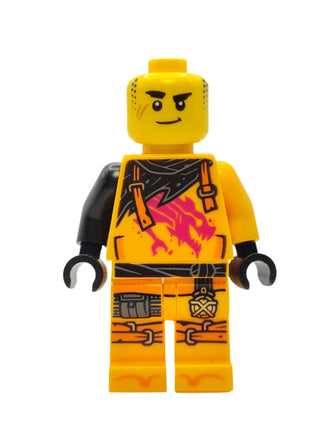 Arin - Shirt with Magenta Dragon and Head Wrap, njo921 Minifigure LEGO®