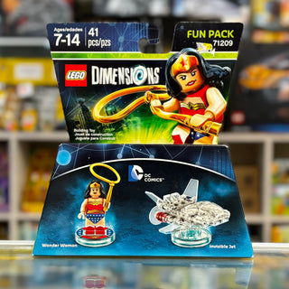 Fun Pack - DC Comics (Wonder Woman and Invisible Jet), 71209 Building Kit LEGO®