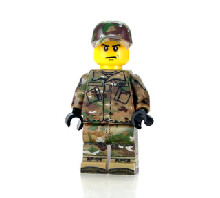 Army OCP Duty Uniform Custom Minifigure, BBARMY Custom minifigure Battle Brick   