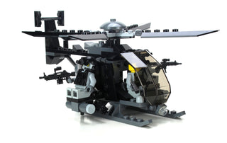 AH-6 Little Bird (3 Mini-Figures) Building Kit Battle Brick   