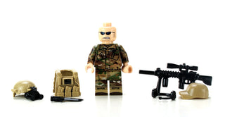 Army Special Forces Sniper OCP Minifigure, BB84 Custom minifigure Battle Brick   