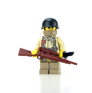 US WWII Sniper Soldier Custom Minifigure Custom minifigure Battle Brick   