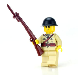 WW2 Japanese Soldier Minifigure Custom minifigure Battle Brick   