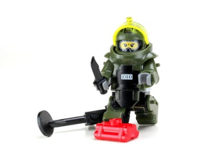 Bomb Squad Explosive Disposal Specialist Custom Minifigure Custom minifigure Battle Brick   