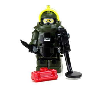 Bomb Squad Explosive Disposal Specialist Custom Minifigure Custom minifigure Battle Brick   