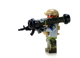 Ukrainian Anti-Tank Soldier Custom Minifigure Custom minifigure Battle Brick   