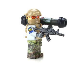 Ukrainian Anti-Tank Soldier Custom Minifigure Custom minifigure Battle Brick   