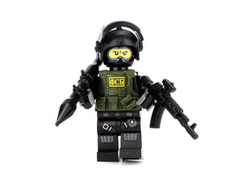 Russian FSB Spetsnaz Alpha Group Custom Minifigure Custom minifigure Battle Brick   