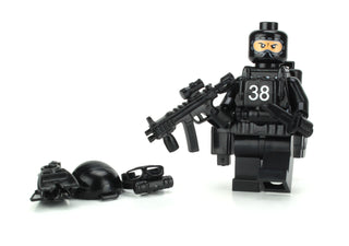 Navy SEAL Special Forces Diver Custom Minifigure, BB68 Custom minifigure Battle Brick   