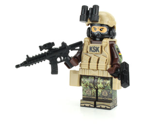 KSK Kommando Spezialkrafte German Special Forces Commando Custom Minifigure, BB4 Custom minifigure Battle Brick   