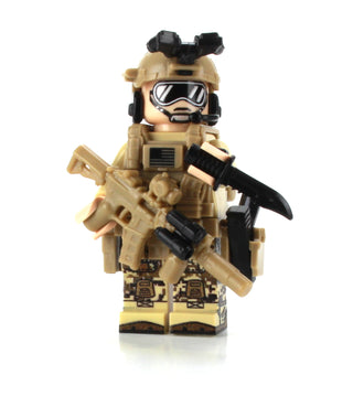 Seal Team 6 Special Forces Custom Minifigure, BB47 Custom minifigure Battle Brick   