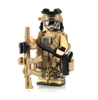 Seal Team 6 Special Forces Custom Minifigure, BB47 Custom minifigure Battle Brick   