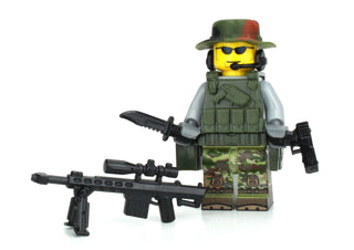 Value Special Forces Army Sniper Custom Minifigure, BB7 Custom minifigure Battle Brick   