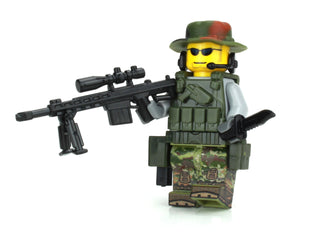 Value Special Forces Army Sniper Custom Minifigure, BB7 Custom minifigure Battle Brick   