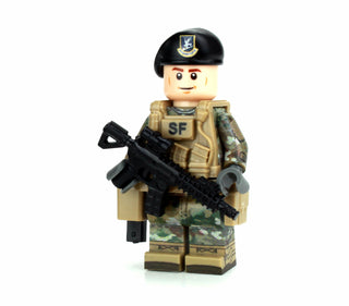 Air Force Security Forces Airman OCP Custom Minifigure, BB91 Custom minifigure Battle Brick   